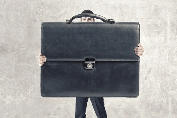 Businessman with briefcase — Stock Photo, Image