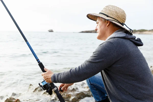 Immagine di pescatore — Foto Stock