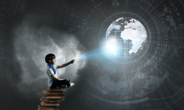 Modern teknolojiler kullanarak çocuk