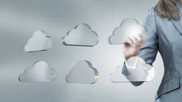 Cloud computing concept — Stock Photo, Image