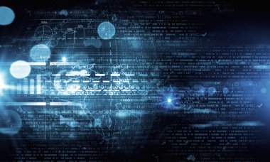 İş dijital arka plan