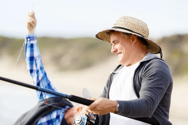 Immagine di pescatore — Foto Stock