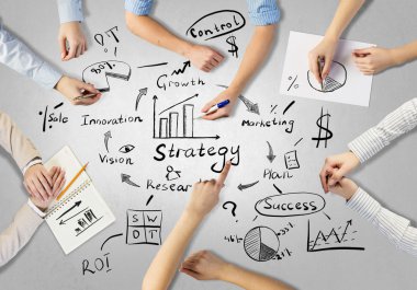 İş takım yaratıcı çalışma