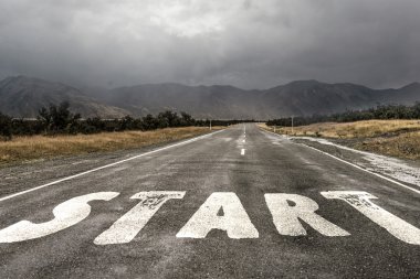 Burada yeni bir yol Başlat