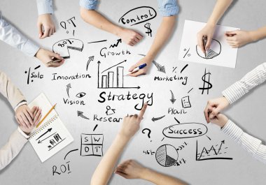 İş takım yaratıcı çalışma