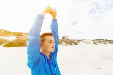 Adam sahilde dışında eğitim