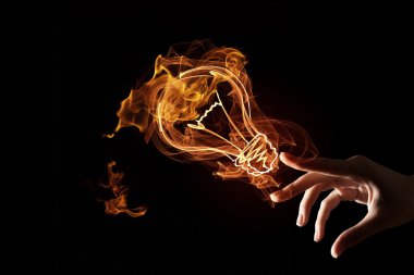 Parlak yanan fikir kavramı