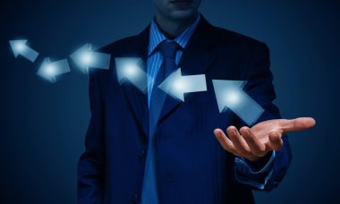 Büyüme kavramı olarak ok simgeleri