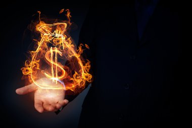 Adam gösteren Doları sembolü