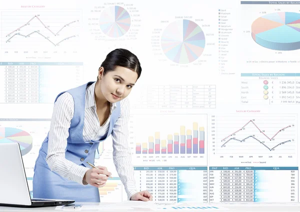 Market analysis and report — Stock Photo, Image