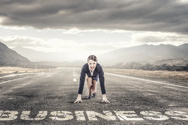 Sie ist bereit, es zu tadeln — Stockfoto