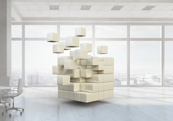 Cube dans un bureau moderne — Photo