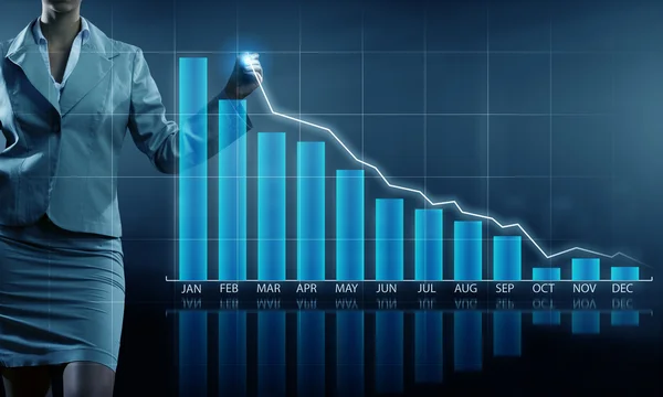 Average sales report — Stock Photo, Image