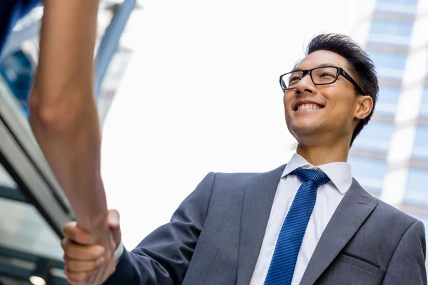 Nice talk out of the office — Stock Photo, Image