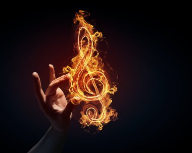 müzik kavramsal görüntü