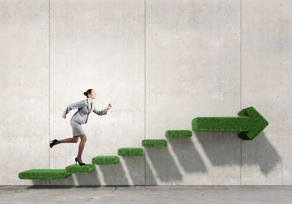 Up the career ladder — Stock Photo, Image