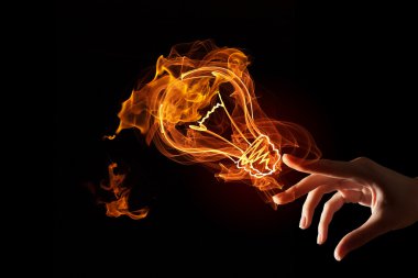 Parlak yanan fikir kavramı