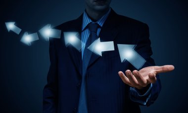 Büyüme kavramı olarak ok simgeleri