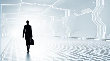 Kadın fütüristik iç