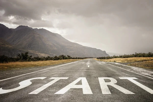 Start new way right here — Stock Photo, Image