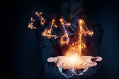 müzik kavramsal görüntü