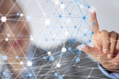 Kablosuz bağlantı futuristik konsepti