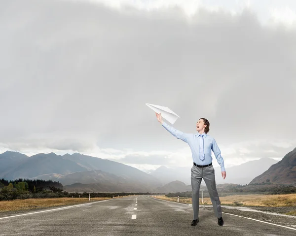 He doesnt take life too seriously — Stock Photo, Image