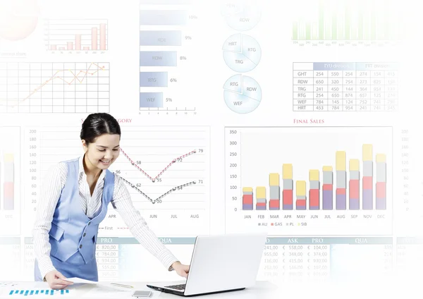 Marknadsanalys och rapport — Stockfoto