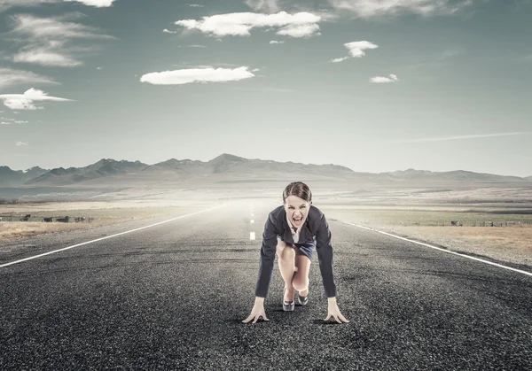 Sie ist bereit, es zu tadeln — Stockfoto