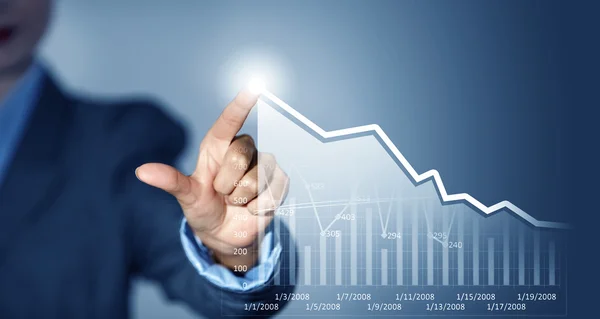 Rapport over gemiddelde verkoop — Stockfoto
