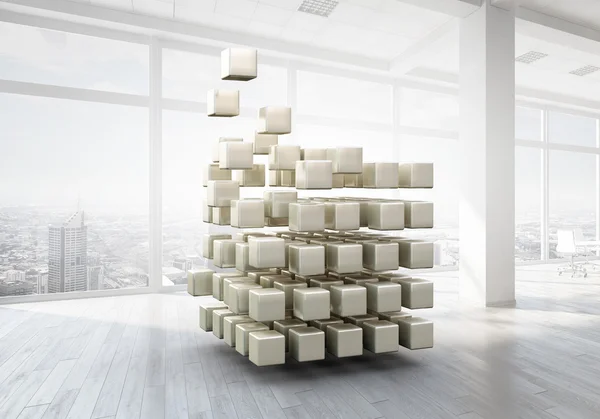 Куб в сучасному офісі — стокове фото