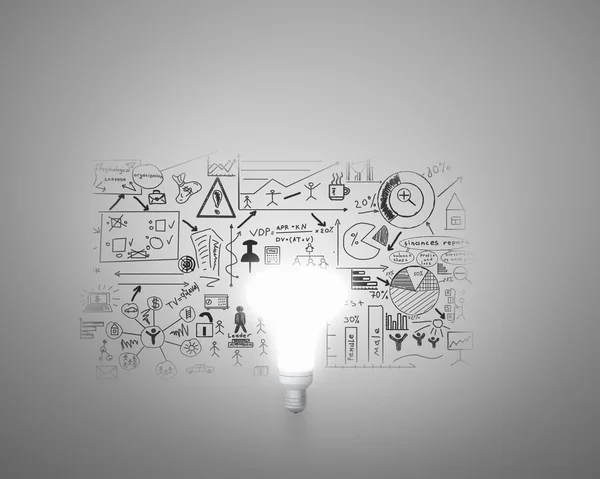 Ideias brilhantes para negócios — Fotografia de Stock
