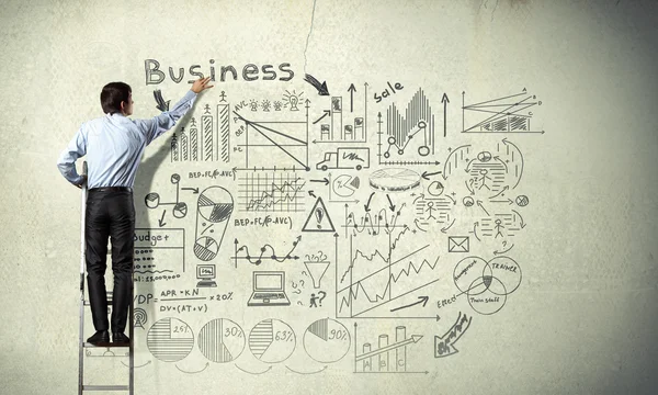 Business strategie presentatie — Stockfoto