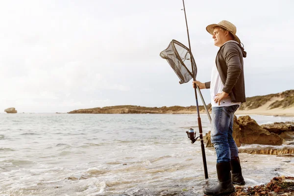 Immagine di pescatore — Foto Stock