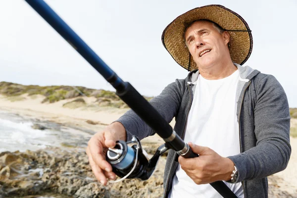 Immagine di pescatore — Foto Stock