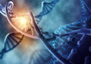 DNA molekülü kavramsal görüntü