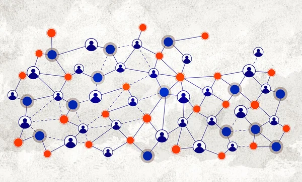 Sosyal etkileşim ve iletişim — Stok fotoğraf