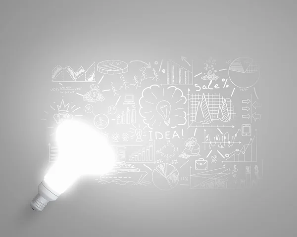 Bright ideas for business — Stock Photo, Image