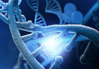 DNA molekülü kavramsal görüntü