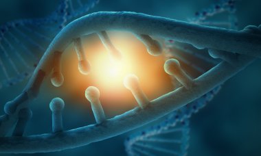 DNA molekülü kavramsal görüntü