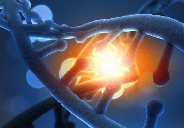 DNA molekülü kavramsal görüntü