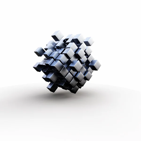 Figura cubo de alta tecnología —  Fotos de Stock