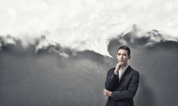 Pensive young man — Stock Photo, Image