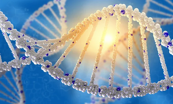 Концептуальне зображення молекули ДНК — стокове фото