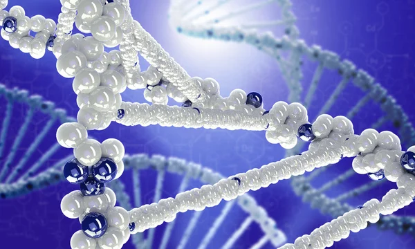 Image conceptuelle de molécule d'ADN — Photo