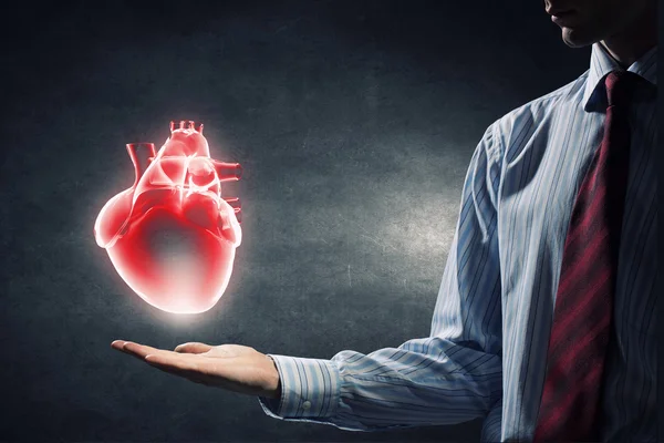 Hjärtat omsorg begrepp — Stockfoto