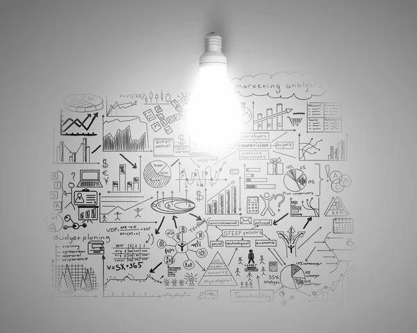 Ljusa idéer för företag — Stockfoto