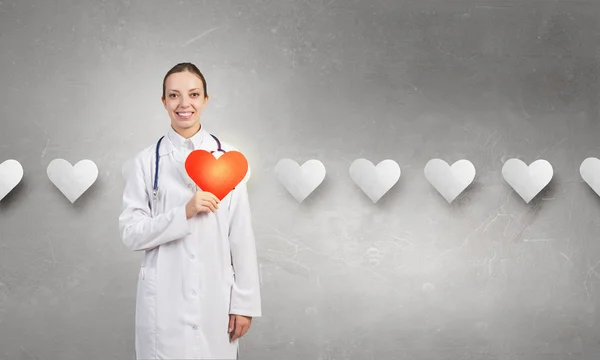 Professionelle Pflege für Ihr Herz — Stockfoto