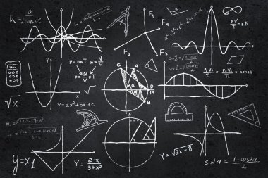 Blackboard matematik skeçler