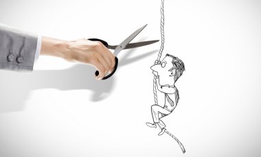 Kabataslak çıkarken işadamı